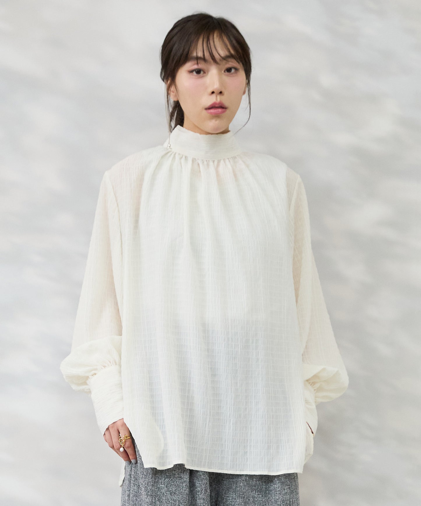 【JETSET SOLO PLUS】4WAYボウタイブラウス