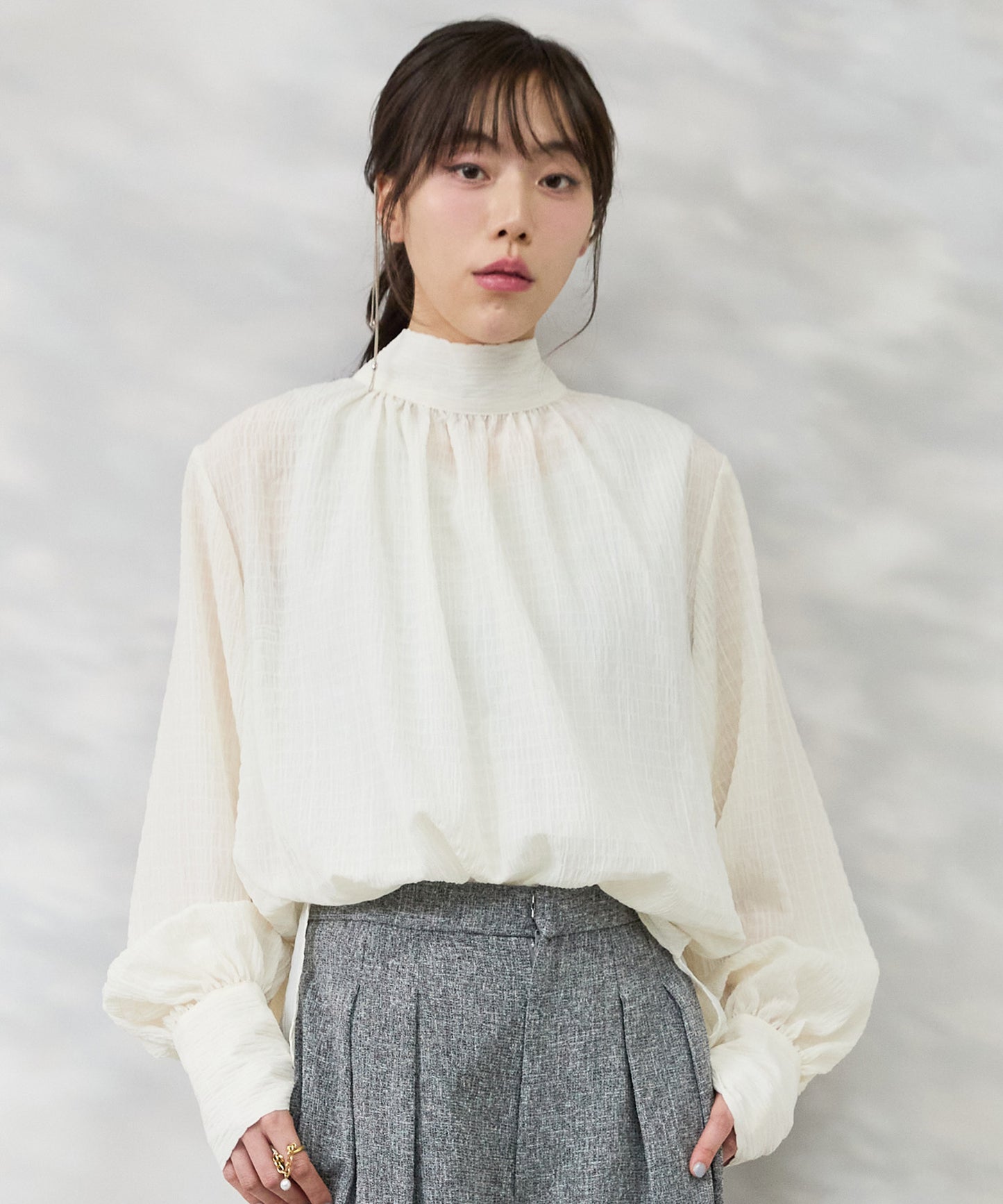 【JETSET SOLO PLUS】4WAYボウタイブラウス