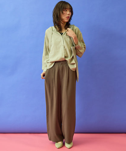 【FONT LAB】ナチュラルエアータンブラーフーディーブラウス