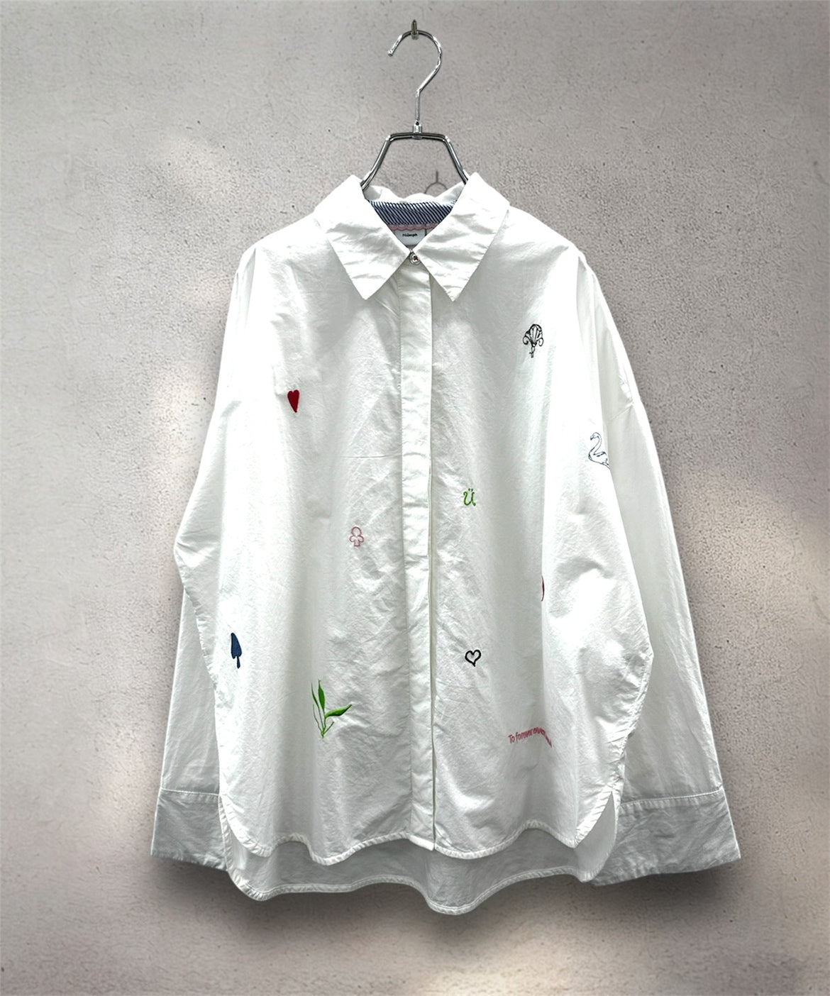 【NUMPH】エンブロイダリーシャツ