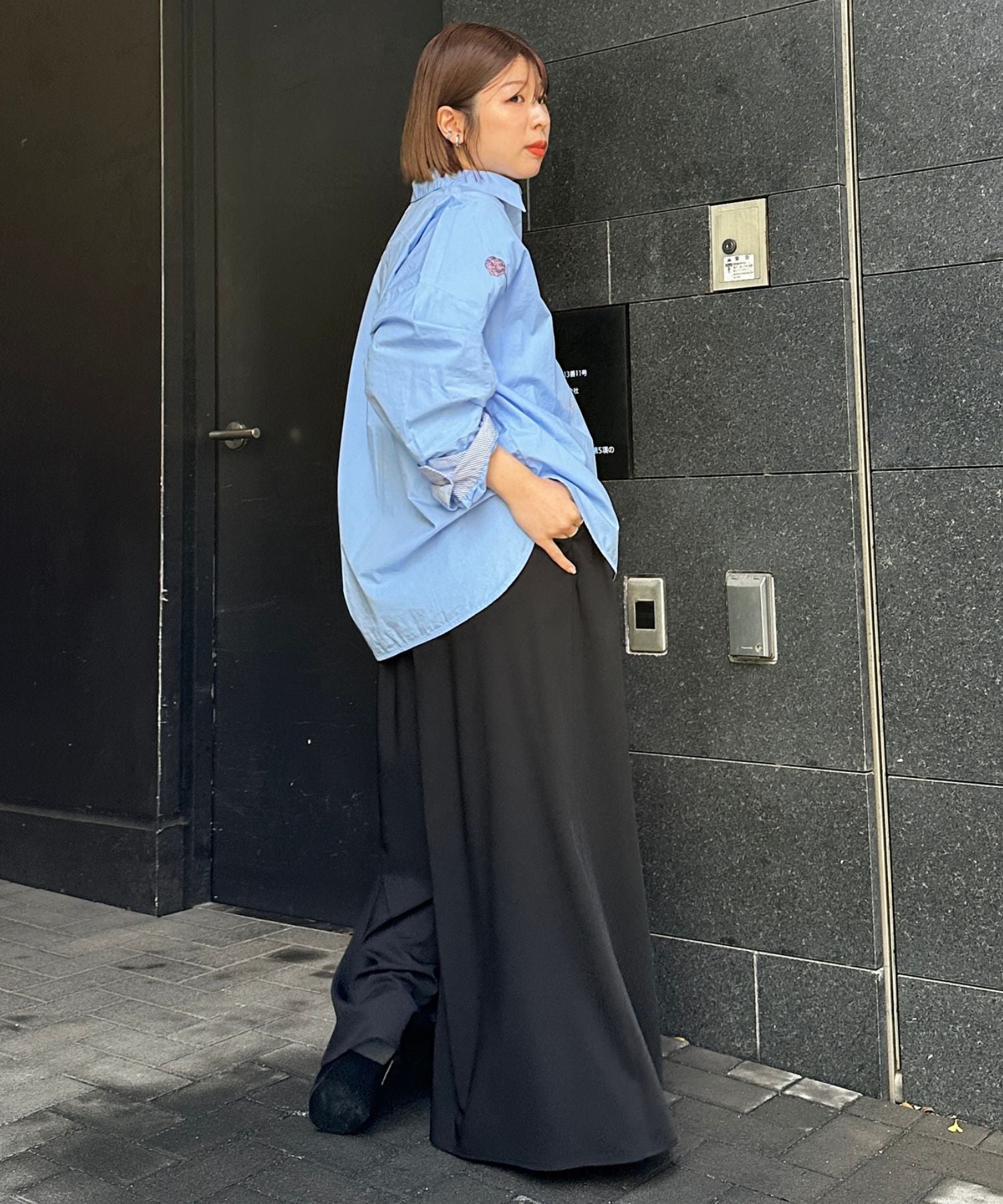 【NUMPH】エンブロイダリーシャツ