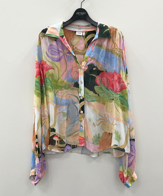 【NUMPH】 GLIMMERS OF JOYプリントシャツ