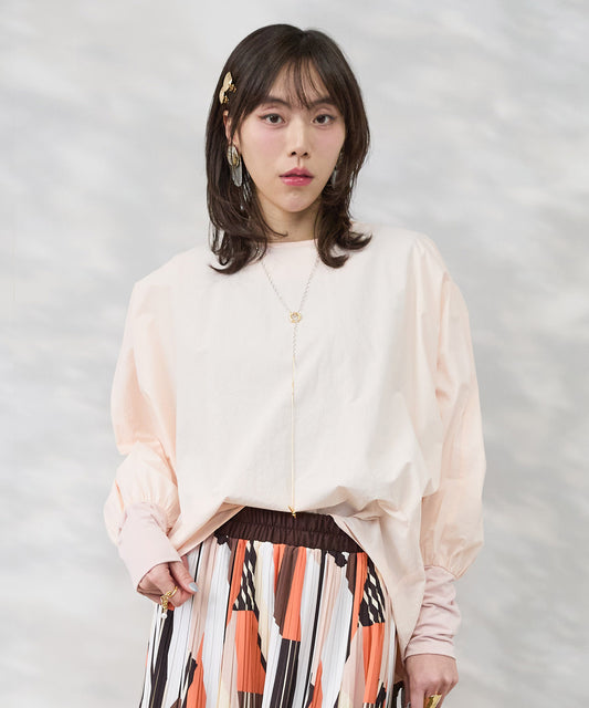 ブラウス レディース マトンスリーブ コクーンシルエット