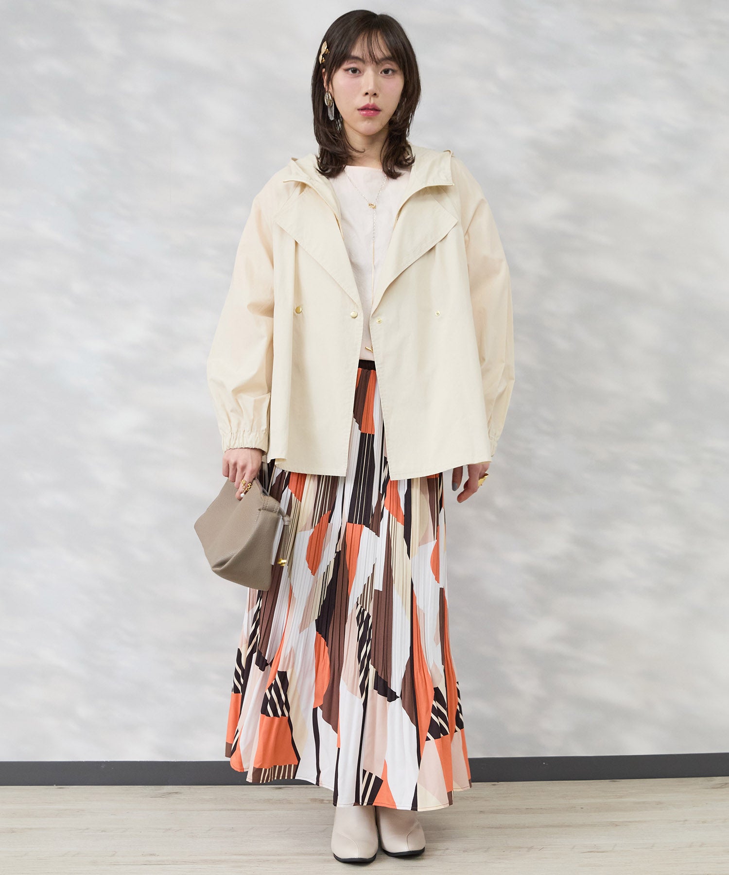 【FONT LAB】マトンスリーブコクーンブラウス