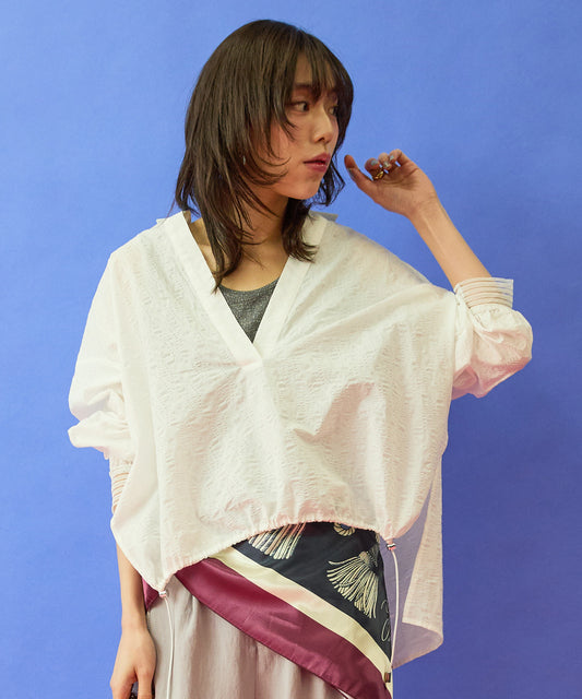 スキッパーシャツ シャツ レディース 襟元 おしゃれ