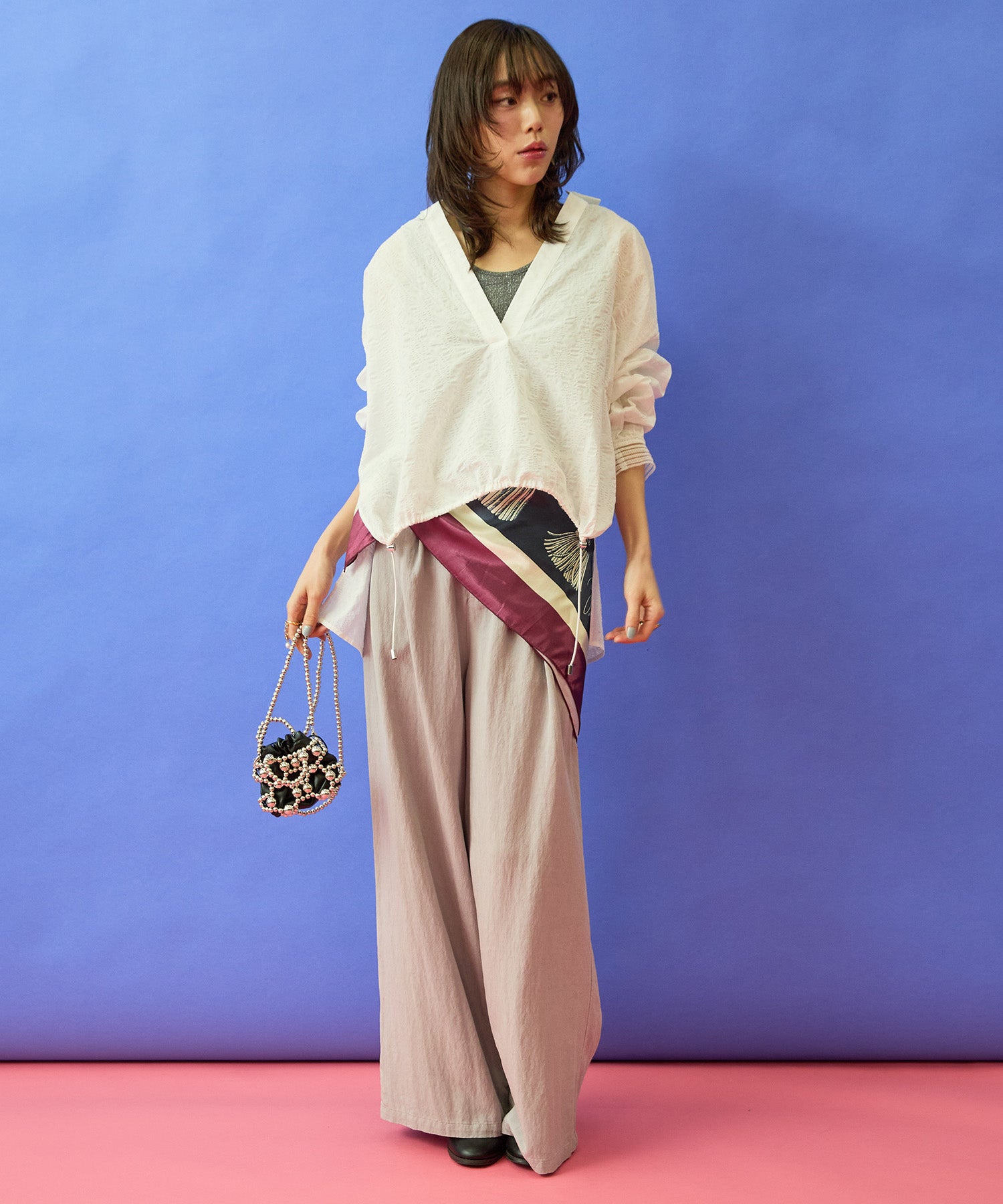 【FONT LAB】ランダムサッカードロストスキッパーシャツ’26