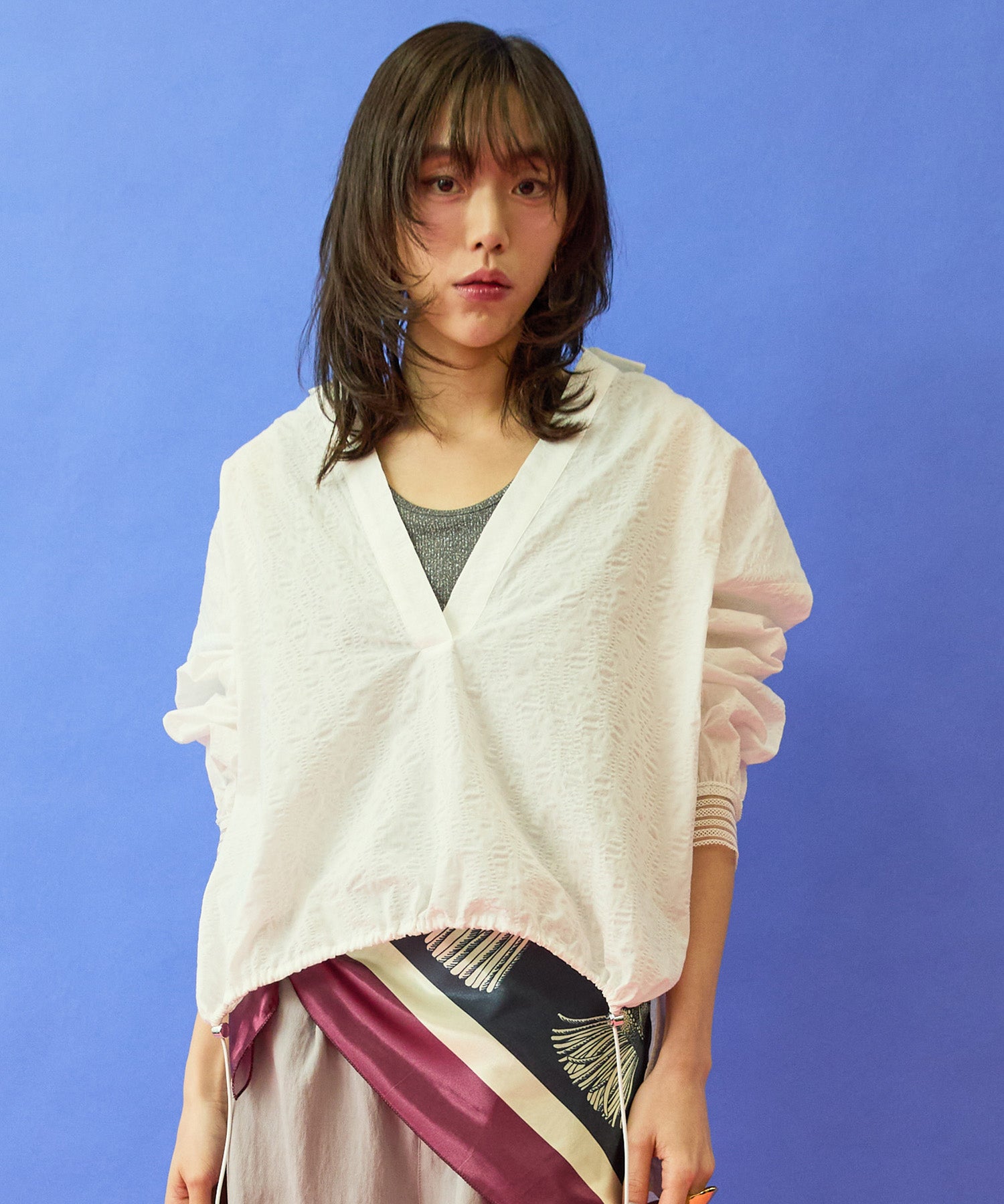 【FONT LAB】ランダムサッカードロストスキッパーシャツ’26