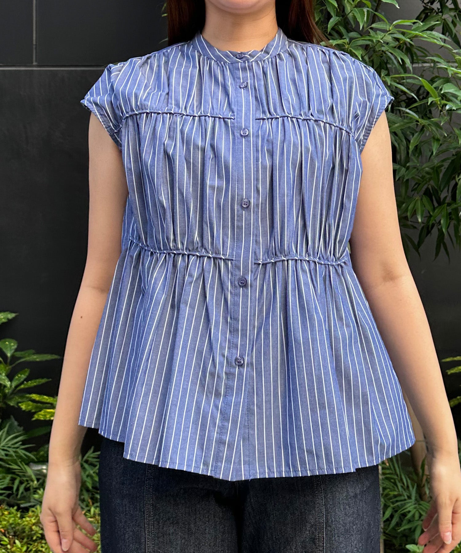 レディース フロント ギャザー トップス｜JETSET SOLO PLUS(ジェット