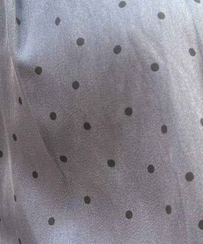 【INNOWAVE】サテンドットプリントブラウス