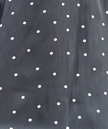 【INNOWAVE】サテンドットプリントブラウス