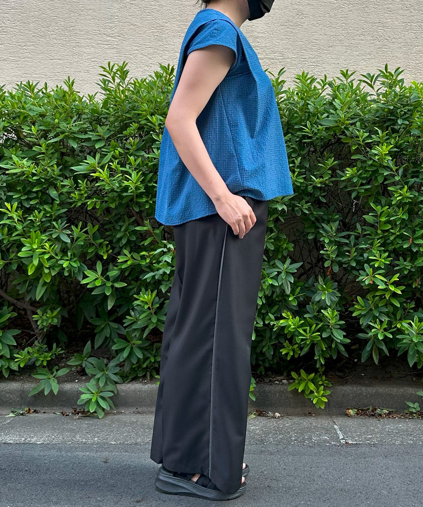 【INNOWAVE】フロントタックサッカーブラウス