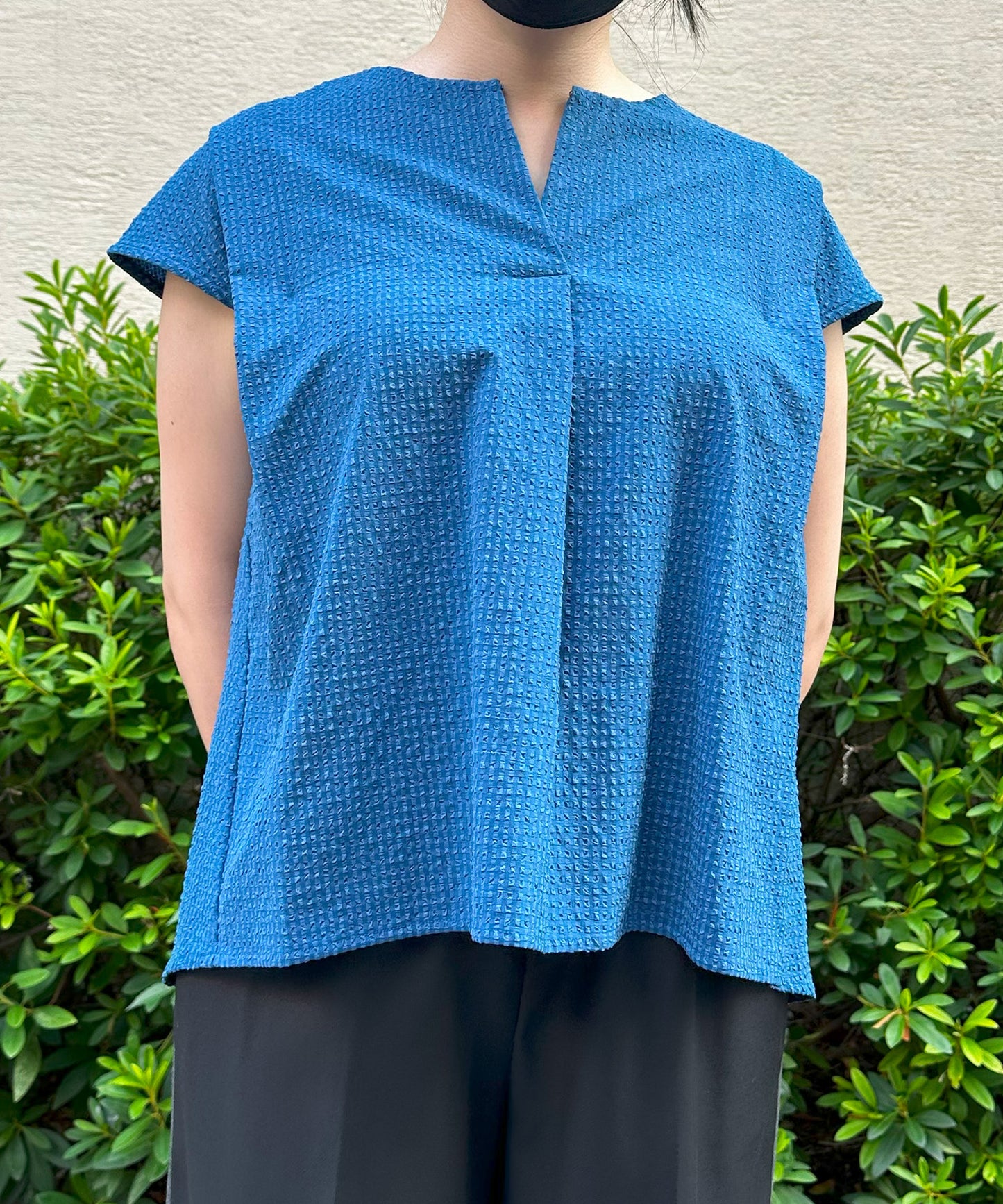 【INNOWAVE】フロントタックサッカーブラウス