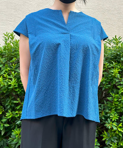 【INNOWAVE】フロントタックサッカーブラウス