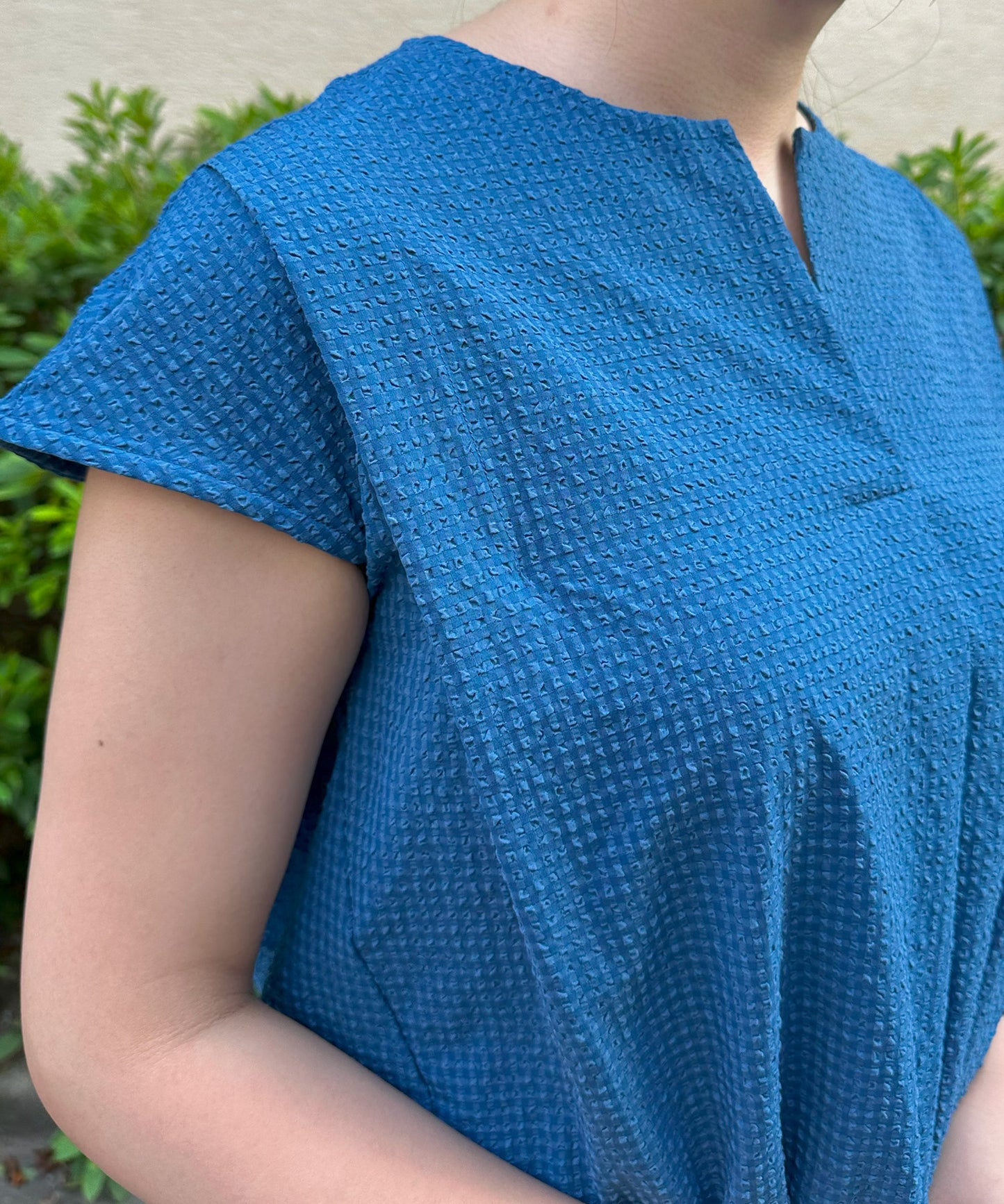 【INNOWAVE】フロントタックサッカーブラウス