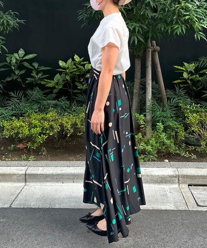 【INNOWAVE】ミニフリルローンブラウス