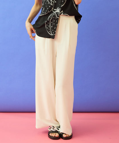 【JETSET SOLO PLUS】マルチファンクションイージーストレートパンツ