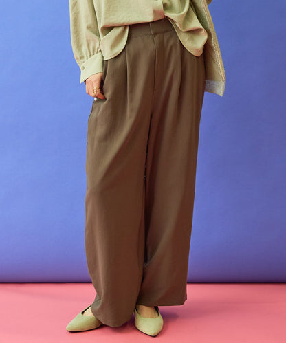 【JETSET SOLO PLUS】マルチファンクションイージーストレートパンツ