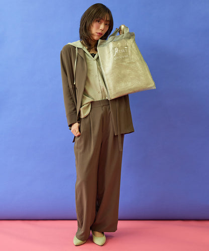 【JETSET SOLO PLUS】マルチファンクションイージーストレートパンツ