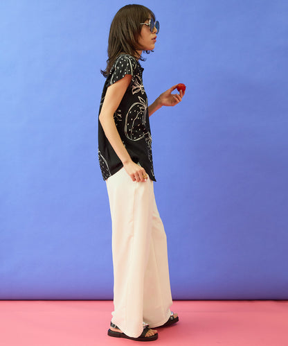 【JETSET SOLO PLUS】マルチファンクションイージーストレートパンツ