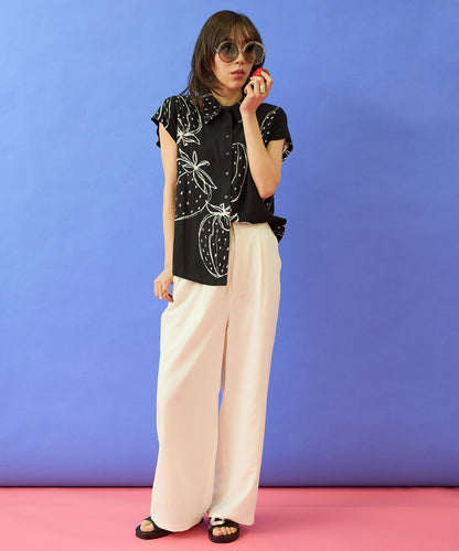 【JETSET SOLO PLUS】マルチファンクションイージーストレートパンツ