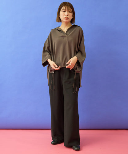 【JETSET SOLO PLUS】マルチファンクションイージーストレートパンツ