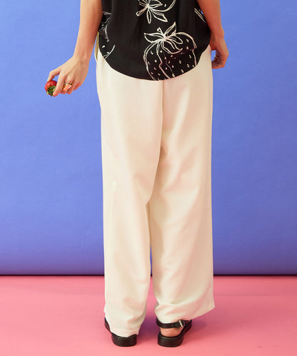 【JETSET SOLO PLUS】マルチファンクションイージーストレートパンツ