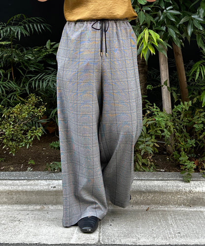 レディース グレンチェック ストレート ボトムス｜JETSET SOLO PLUS(ジェットセットソロプラス) 公式通販｜レディース ファッション きれいめカジュアル