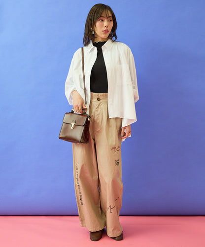 【FONT LAB】グラフィティプリントチノパン