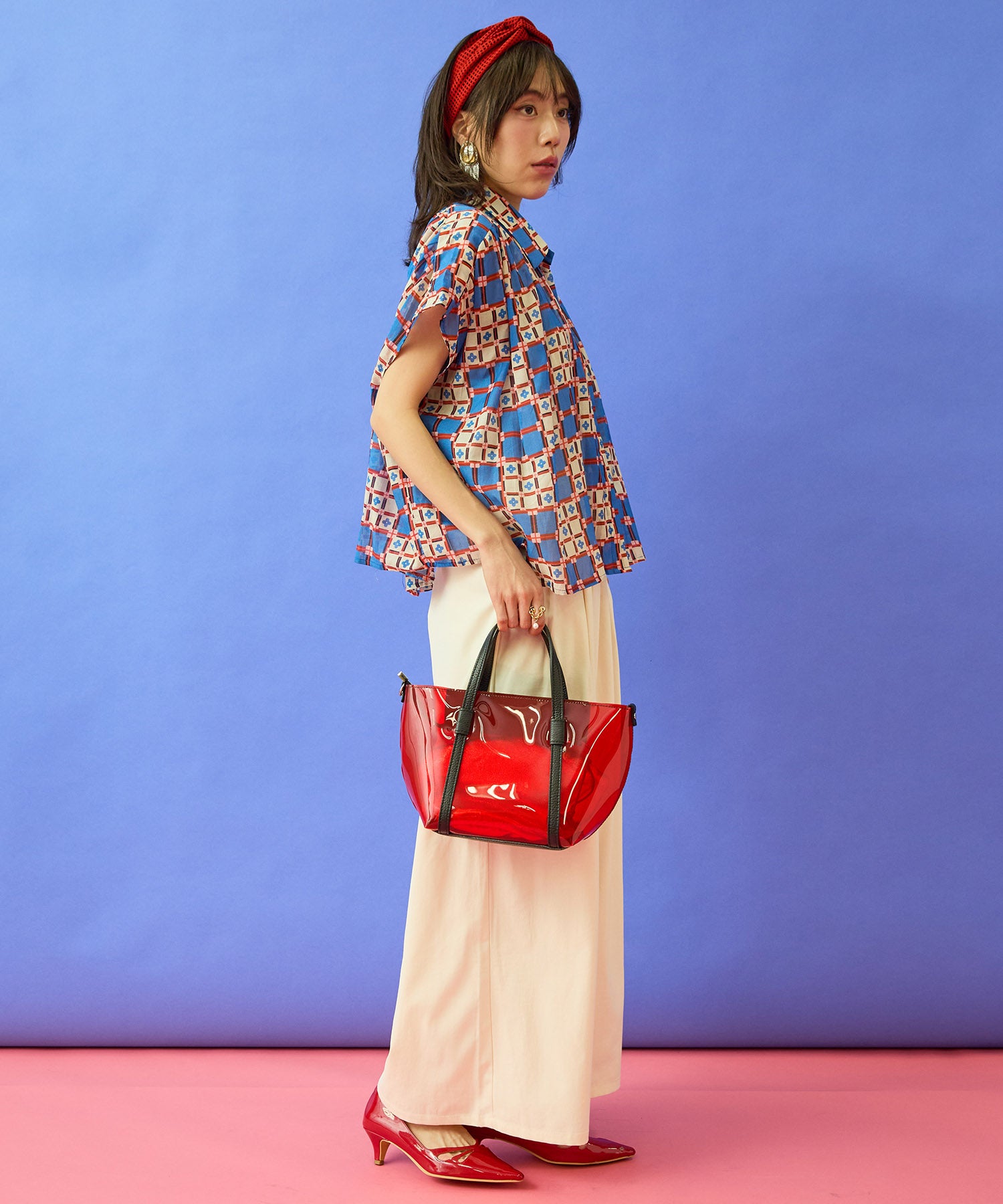 【FONT LAB】ヴィンテージサージランダムタックパンツ