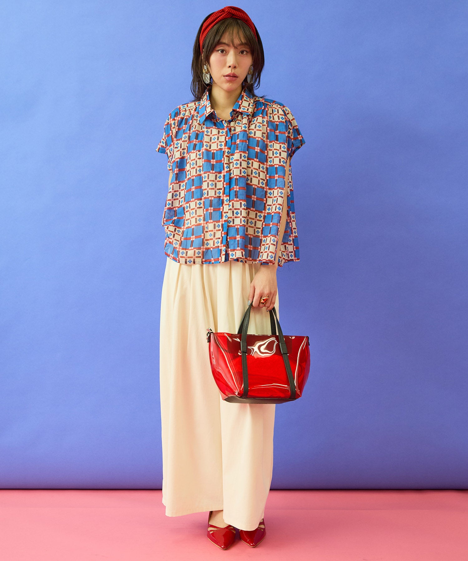 【FONT LAB】ヴィンテージサージランダムタックパンツ