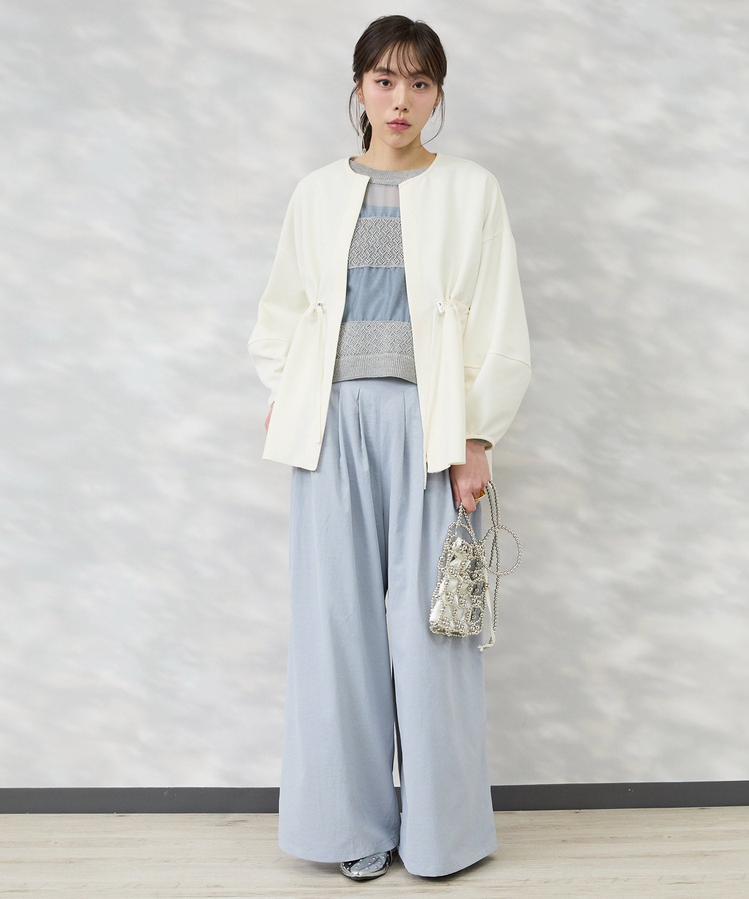 【FONT LAB】ヴィンテージサージランダムタックパンツ