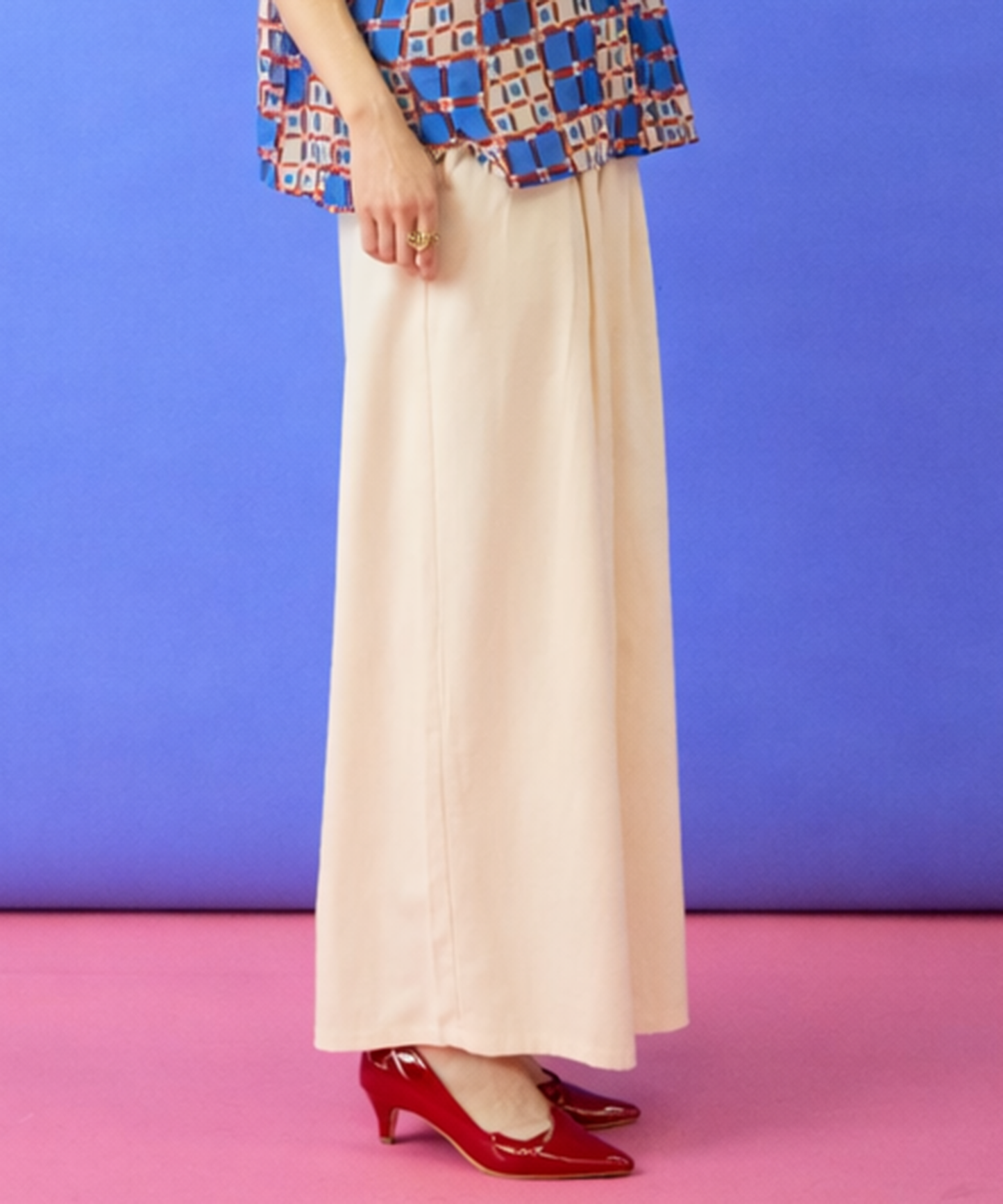 【FONT LAB】ヴィンテージサージランダムタックパンツ