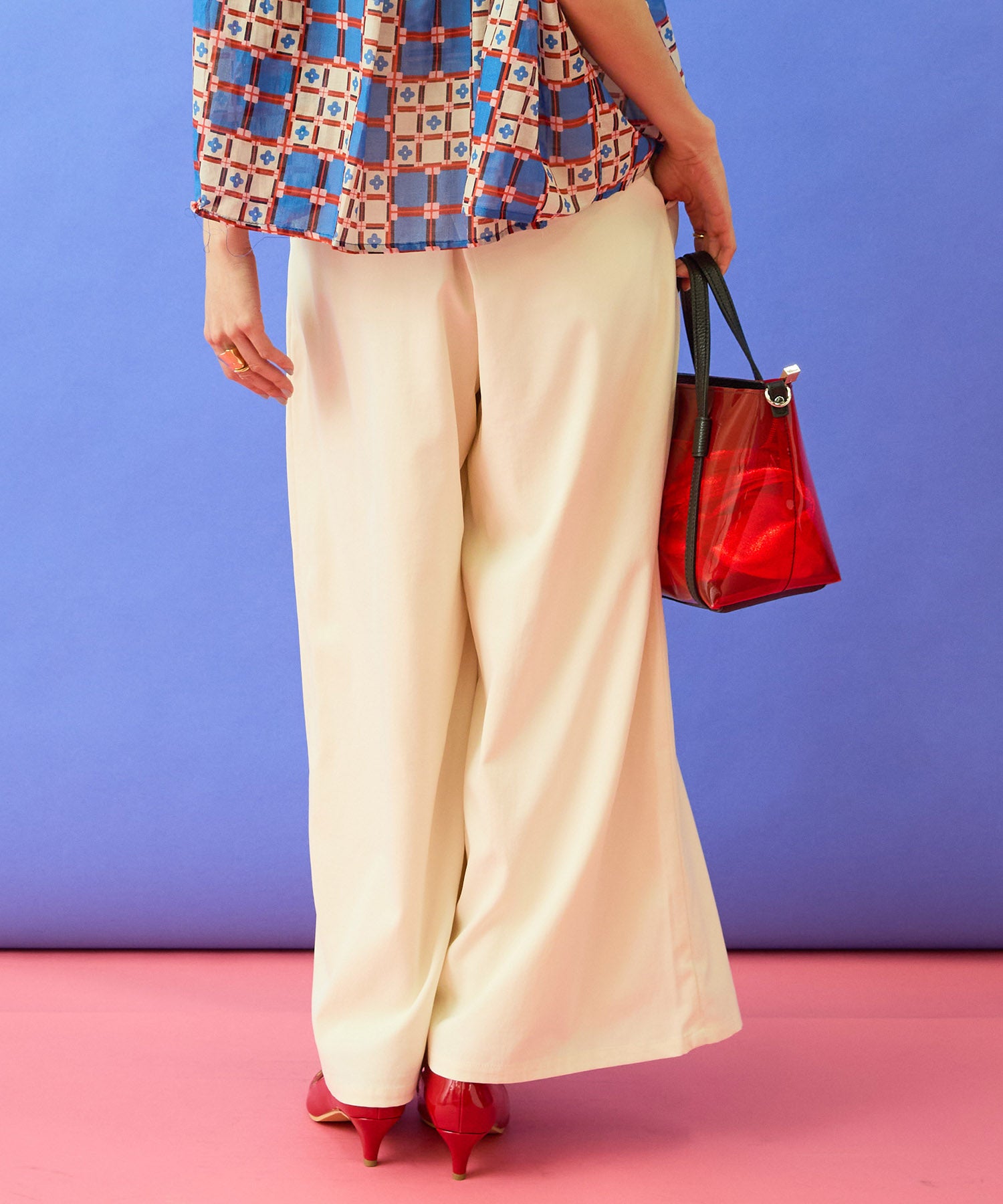 【FONT LAB】ヴィンテージサージランダムタックパンツ