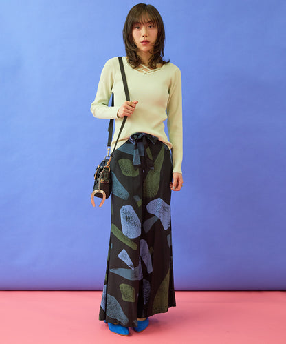 【SKFK】BIGストーンプリントパンツ