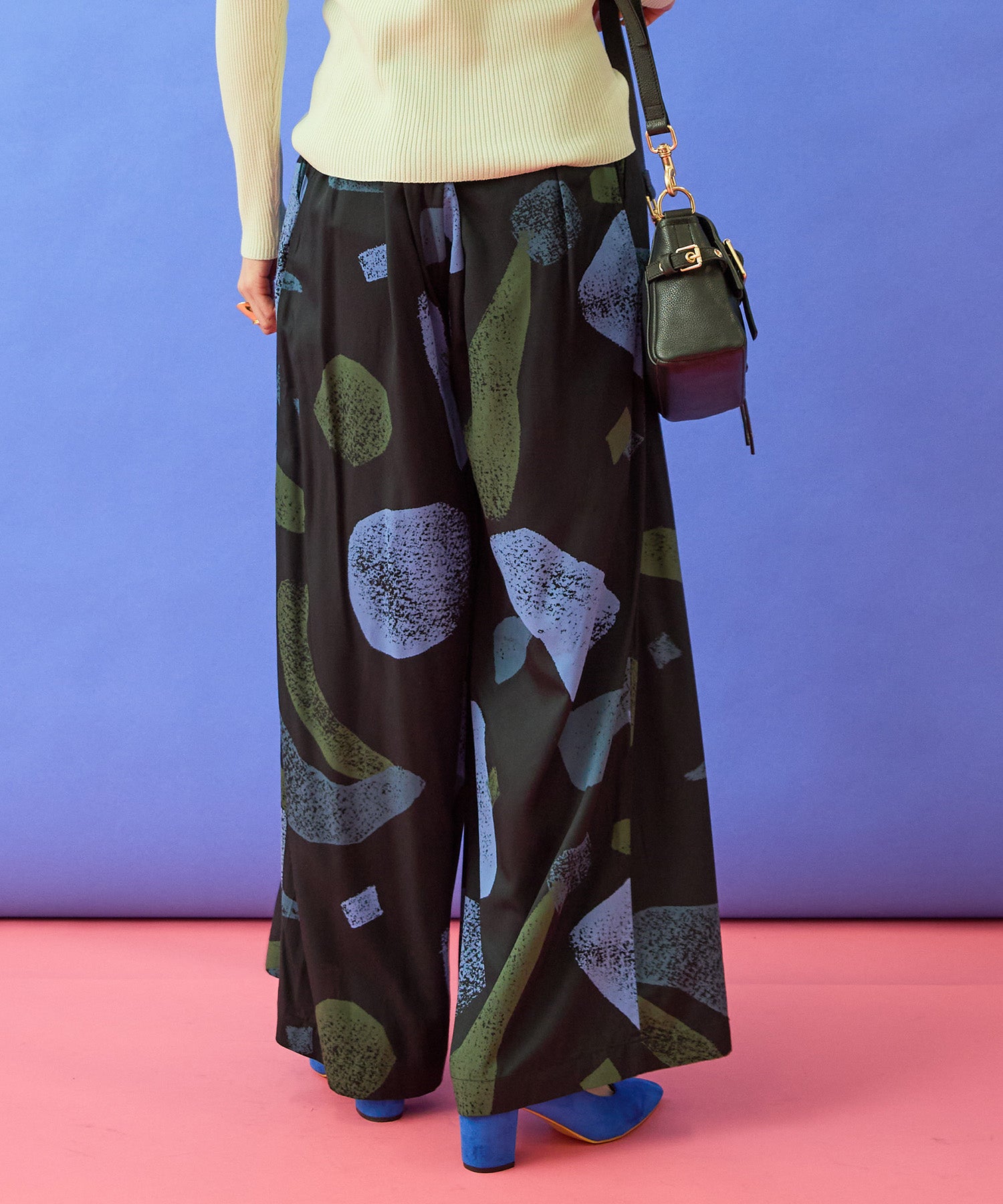 【SKFK】BIGストーンプリントパンツ