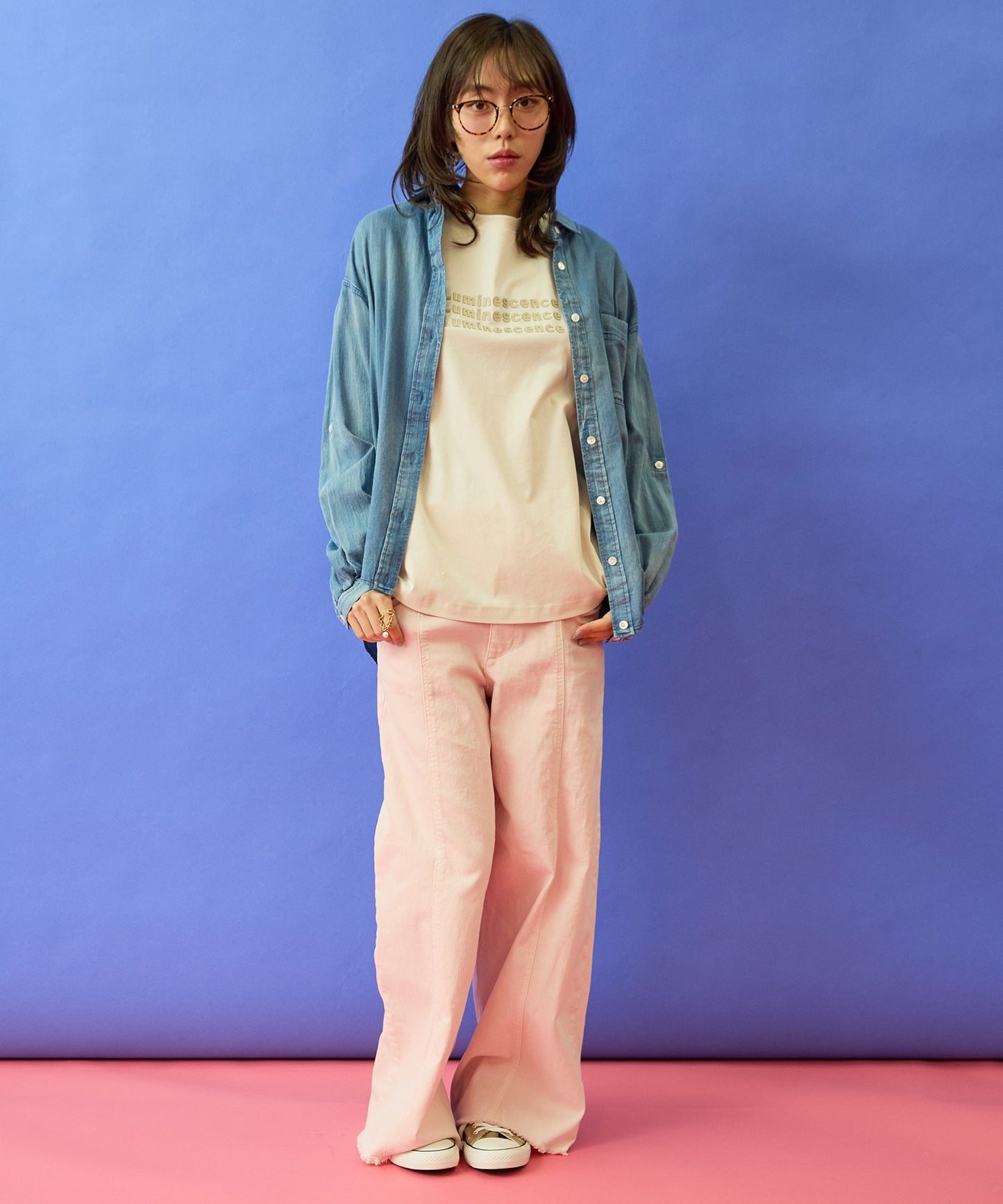 【FONT LAB】フリンジワイドデニム’26