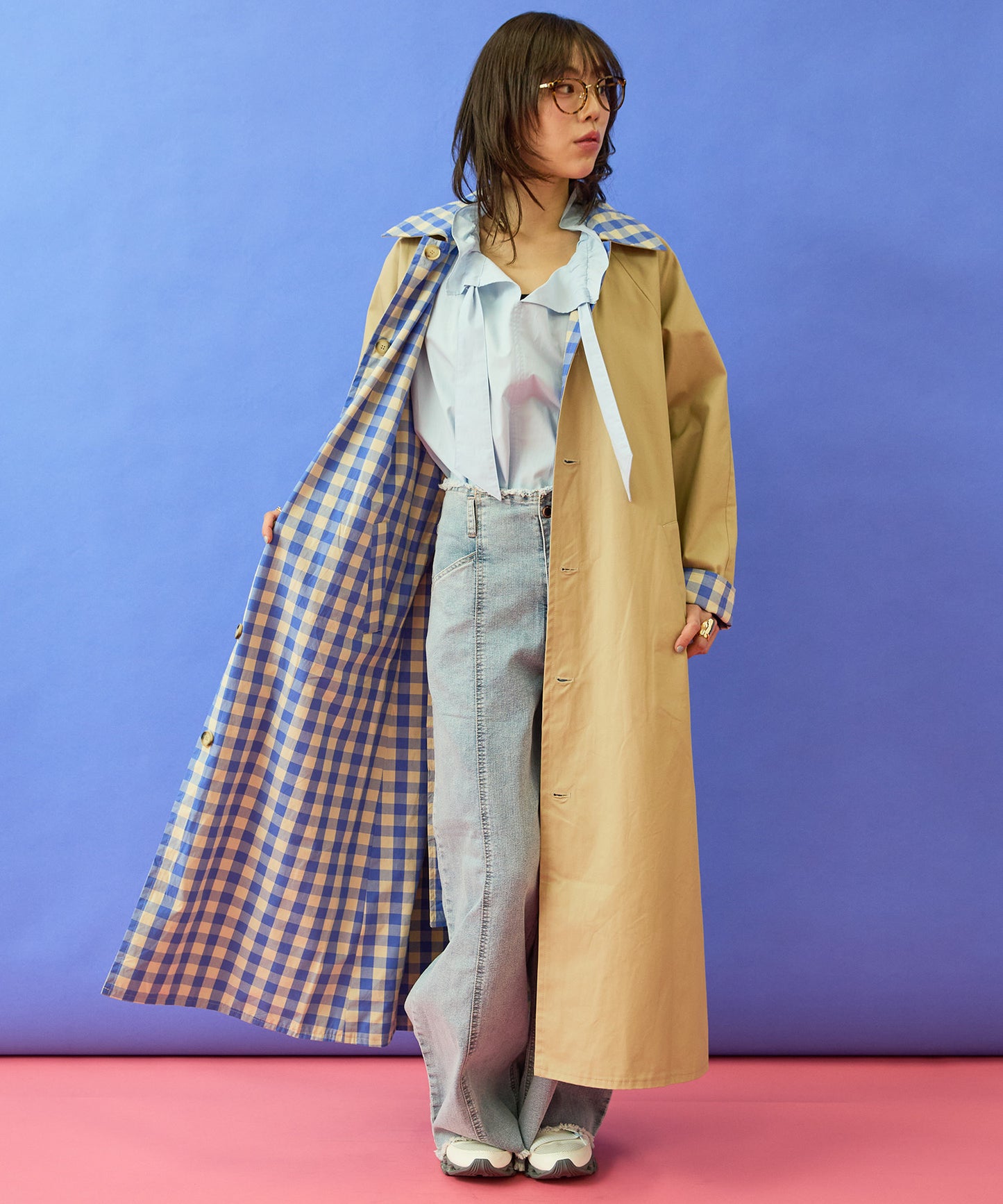 【FONT LAB】フリンジワイドデニム’26