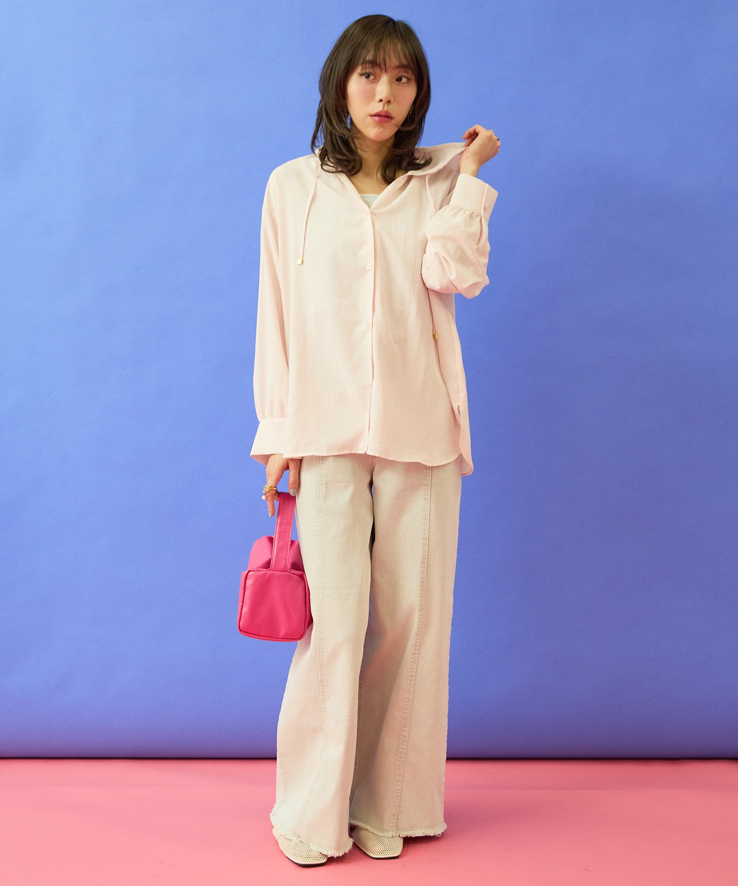 【FONT LAB】フリンジワイドデニム’26