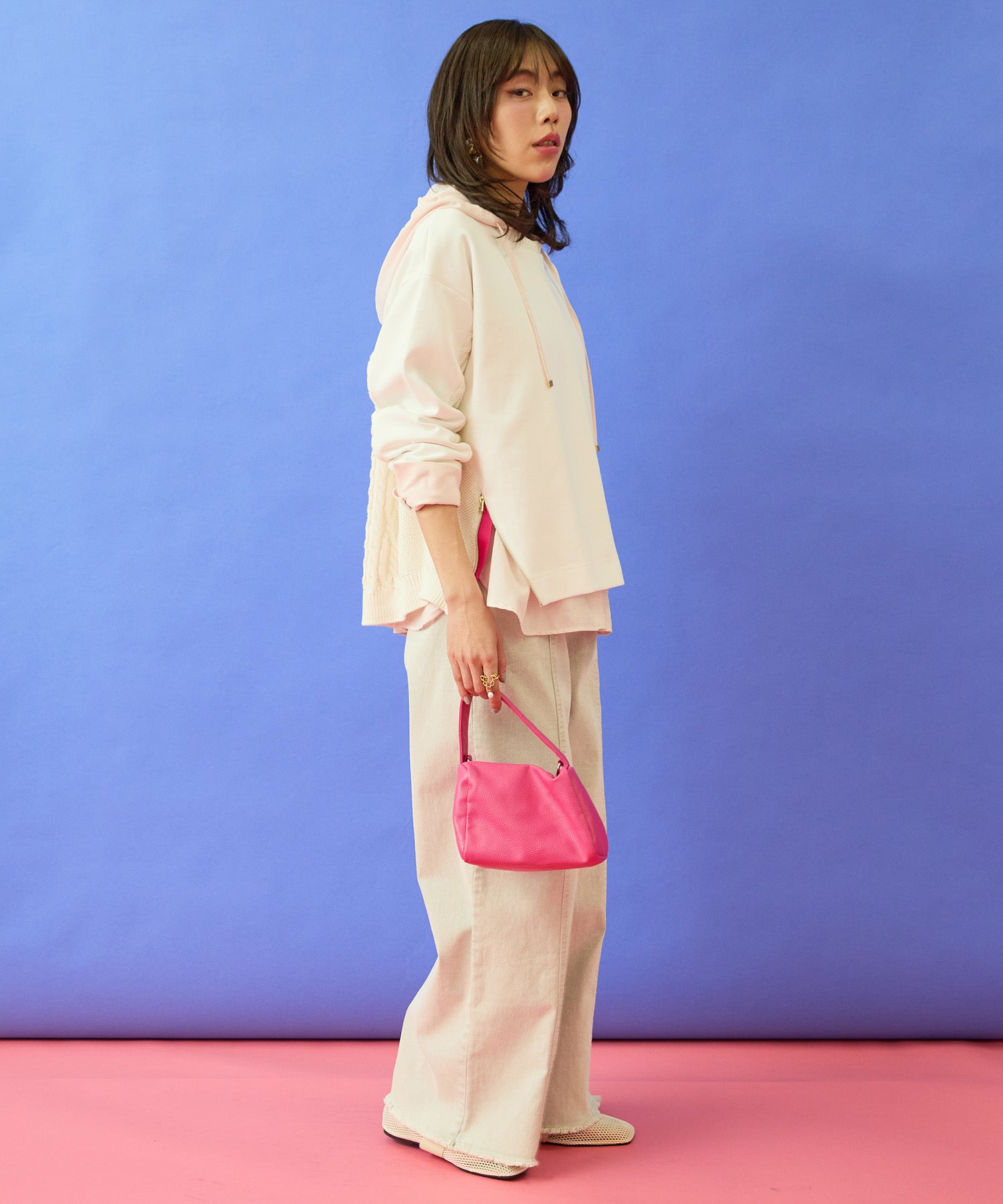 【FONT LAB】フリンジワイドデニム’26