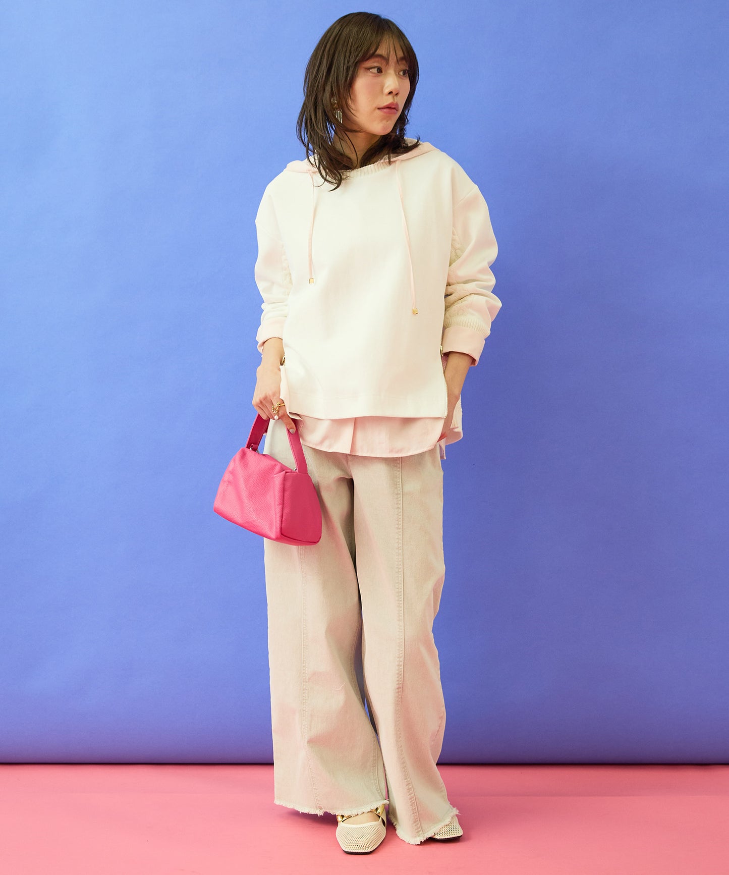 【FONT LAB】フリンジワイドデニム’26