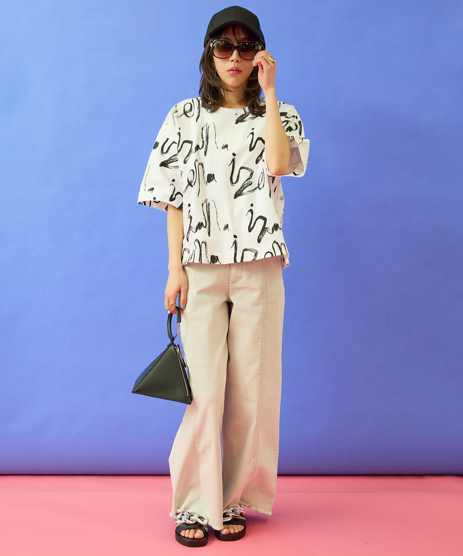 【FONT LAB】フリンジワイドデニム’26