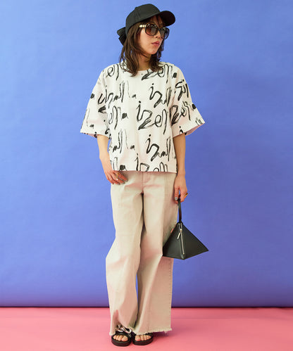 【FONT LAB】フリンジワイドデニム’26