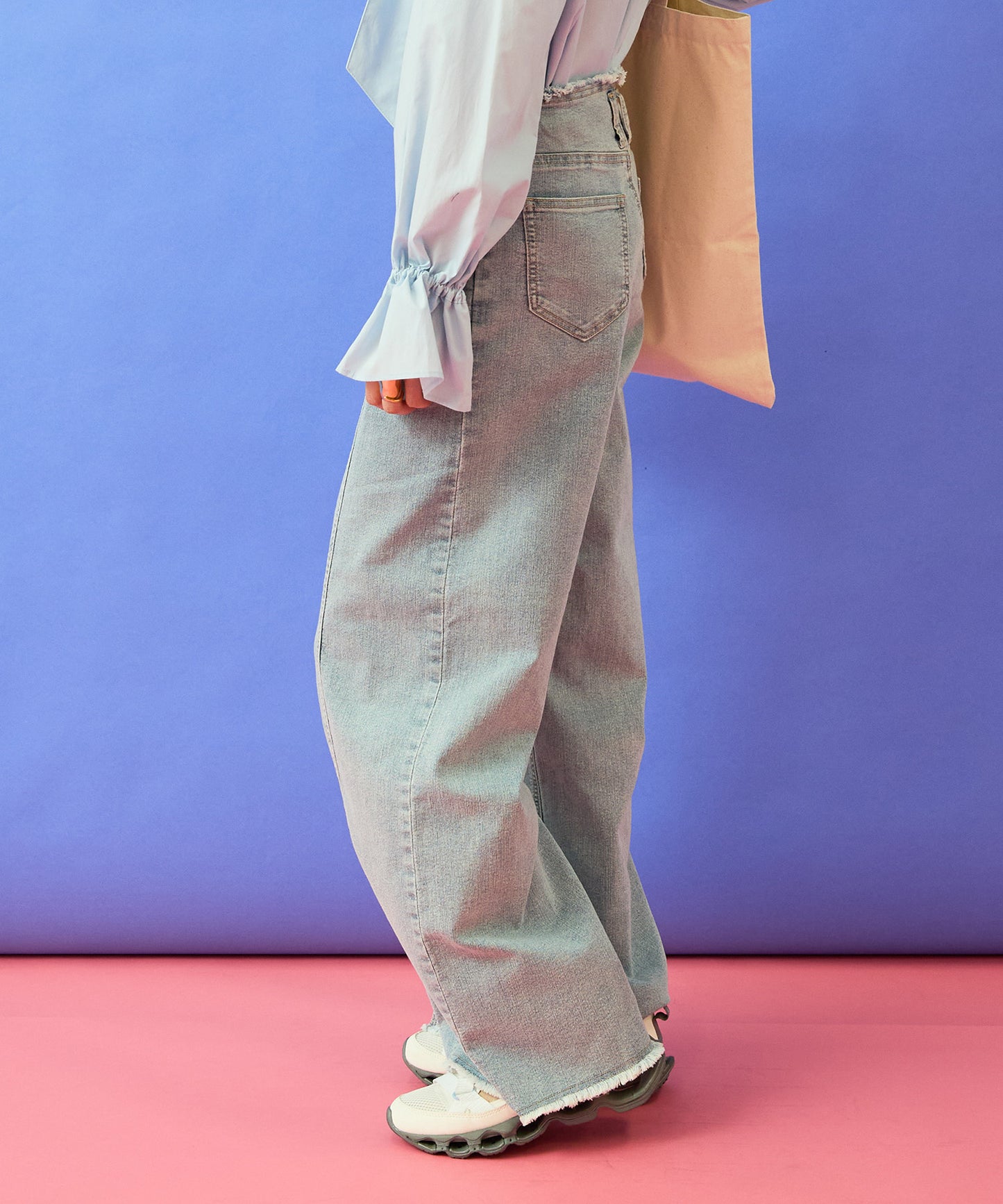 【FONT LAB】フリンジワイドデニム’26