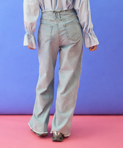 【FONT LAB】フリンジワイドデニム’26