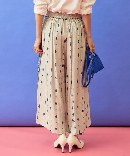 【FONT LAB】パネルプリントラップワイドパンツ’26