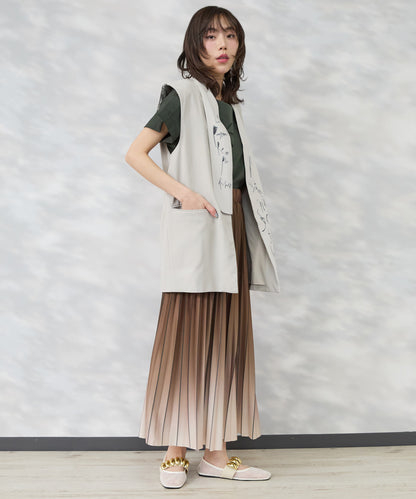 【FONT LAB】グラデーションプリーツスカート’26SS