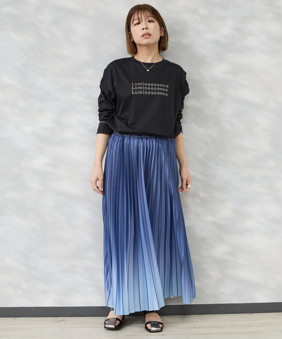 【FONT LAB】グラデーションプリーツスカート’26SS