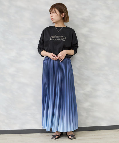 【FONT LAB】グラデーションプリーツスカート’26SS