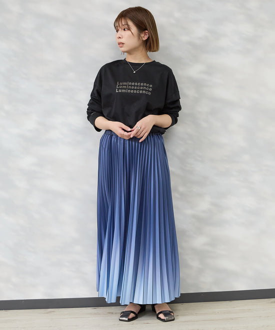 【FONT LAB】グラデーションプリーツスカート’26SS