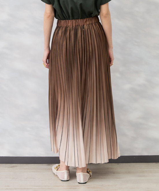 【FONT LAB】グラデーションプリーツスカート’26SS